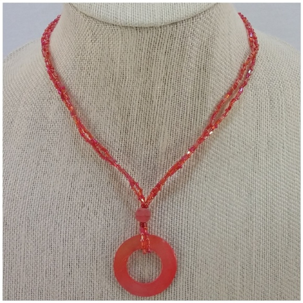 Beaded Multi-Strand Necklace